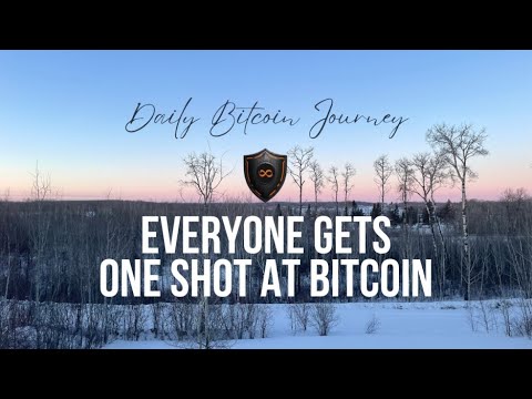 daily bitcoin journey #296 - the greatest opportunity in human history