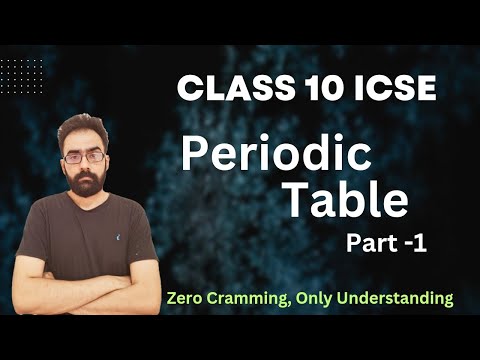 Periodic Table Class 10 ICSE | Shubham Verma