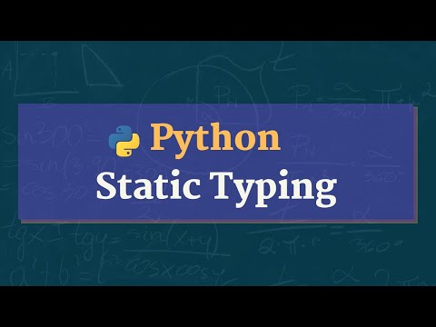 Python Tech Talks || Static typing in Python