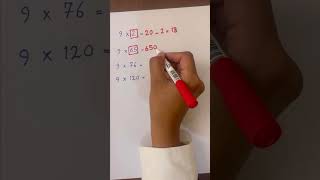 ⚡ Speed Math Trick with the Number 9! ⚡