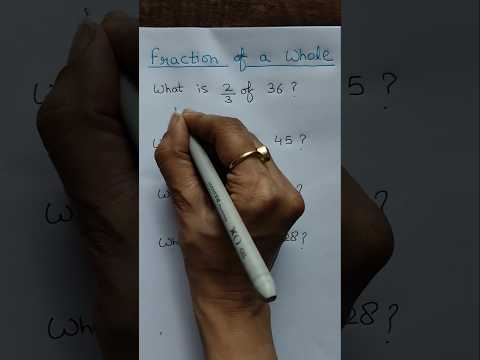 Fraction of a whole #maths #fractions #fraction #bodmas #shortvideo #shorts #shortfeed #ytshorts
