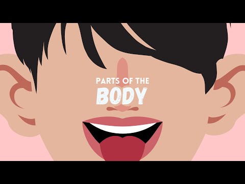 PARTS OF THE BODY for Kids | Spelling Video for Children