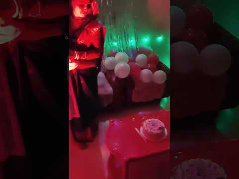 BirthdayOfmysister-in-law#cake#lights#yummy food#merrymaking
