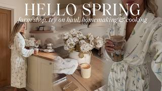 HELLO SPRING | Try On Haul, Garden Jobs, Soup Recipe & Homemade Herb Pots 🪴