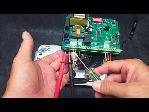 Como installar un Gate1® GA2000 para una puerta que abre para la iskierda