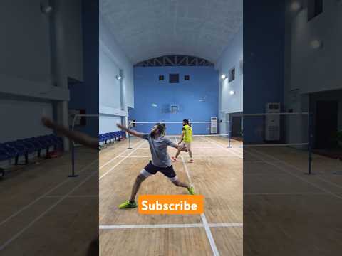 Insane Reflexes! 🤯 Pro-Level Badminton Rally#badminton ##viralvideo #viral #shorts