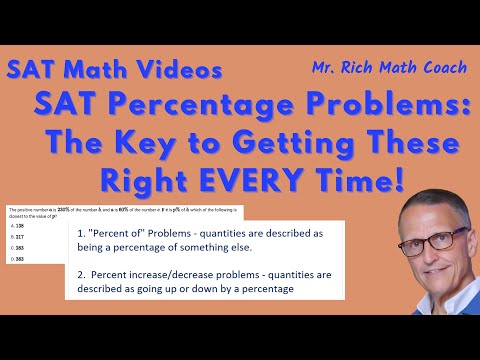 SAT Percent Problems Made Easy!