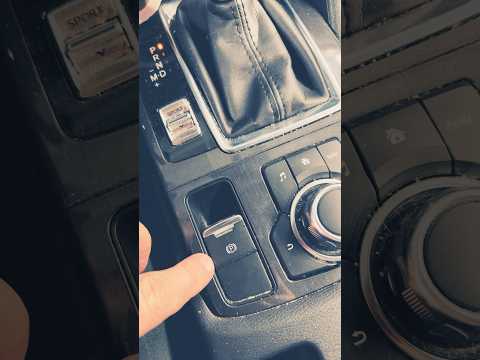 Mazda parking brake operating guides!! #automobile #ford #mazda
