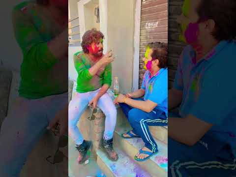 Holi ki masti 🤣 #ytshorts #trendingholistatus #comedyshorts #holihai #desicomedy #mewadicomedy