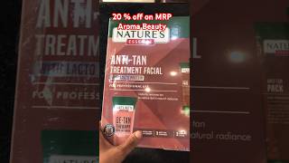 Nature's Anti tan treatment facial #facial #beauty #salon #shortsvideo #shorts #shortfeed