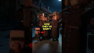 How Villagers Make Babies In Minecraft?🤔 #aminecraftmovie #minecraft #minecraftmovie #gaming