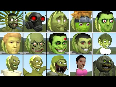 I Played DeathMatch Game With All New Lin Gang Melon Family in Garry's mod !