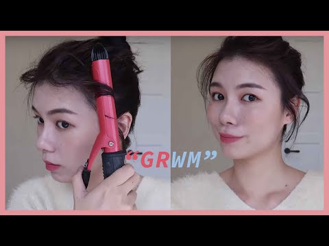 GRWM/彩妝新品化妝🧡PAZZO巧克力盤、Innisfree唇膏新色、M.A.C聖誕打亮盤、超簡單丸子頭示範 ｜安妞Alina