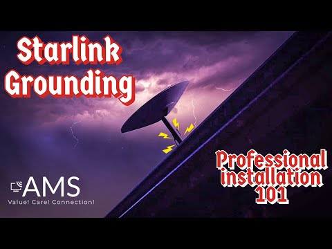 Lightning Strike Starlink! How to ground your Dishy to hopefully prevent this from happening.