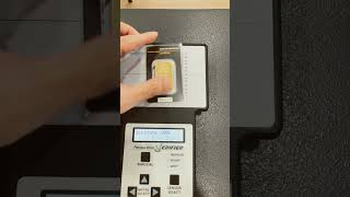 Testing Argor-Heraeus 1 oz Minted Gold Bar with Sigma Metalytics Precious Metal Verifier