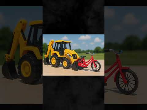 jcb with cycle|jcb|gare|cycle|calna|#cycle #jcb #ytshorts
