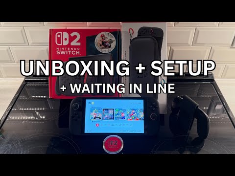 Switch 2 Unboxing and Setup + Midnight Launch