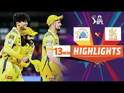 CSK vs RCB first match highlights 2024 | ipl full highlights cricket | #rcbvscsk #ipl #cricket