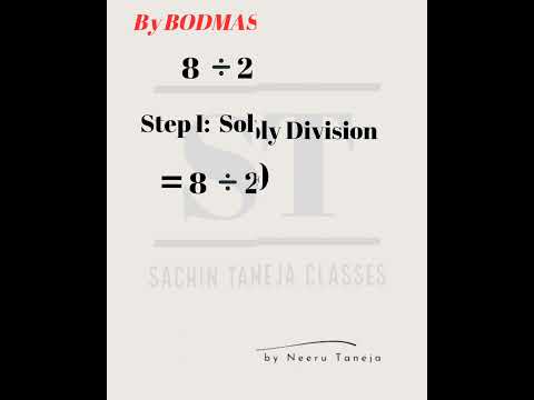 BODMAS #sachintanejaclasses #mathsbyneerutaneja #ca #maths #concept #acca #cma #caclasses