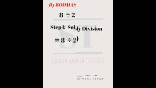 BODMAS #sachintanejaclasses #mathsbyneerutaneja #ca #maths #concept #acca #cma #caclasses