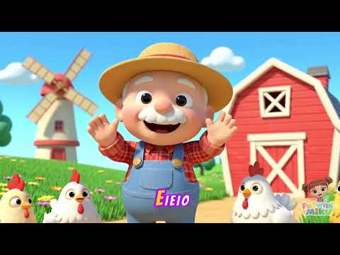 Old MacDonald Farm Animals 🐮🐶 Fun Sing-Along & Karaoke for Kids 🎵