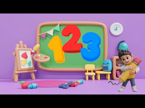 Let's Count 1 to 10 | A Fun Numbers Song | Little heroes