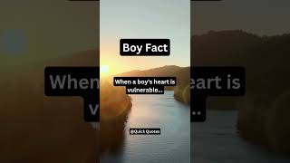 When a boy's heart is vulnerable...