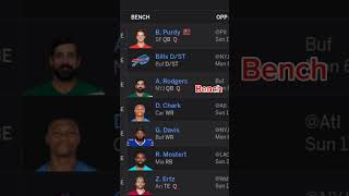 My fantasy team and recommend things for me to do