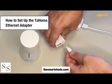 How to Set Up the TaHoma Ethernet Adapter | The Smart Shade