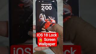 iOs 18 Lock Screen Wallpaper #shorts #ios18