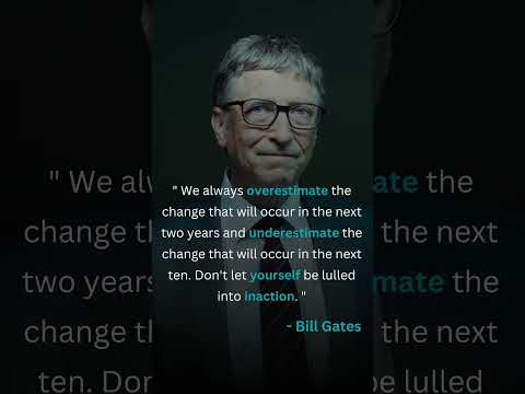 "Bill Gates' Powerful Advice on Success! 🔥 | Must Watch #shorts "