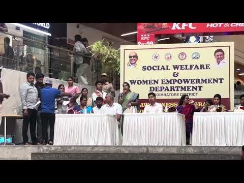 Social welfare and women empowerment at brookfield mall #brookfield