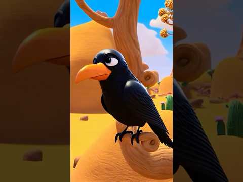 Ek Kauwa Pyasa Tha, Thirsty Crow Story #shorts #storytime #cartoon #rhymes
