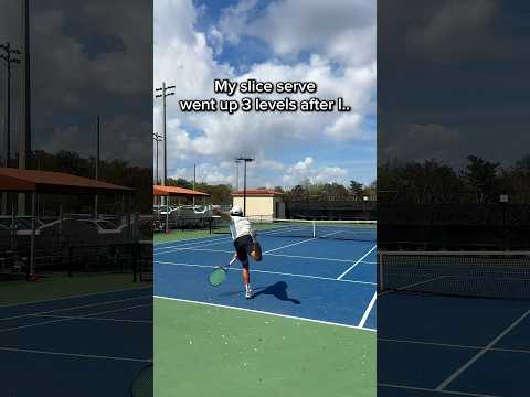 My slice serve went up 3 levels after doing these