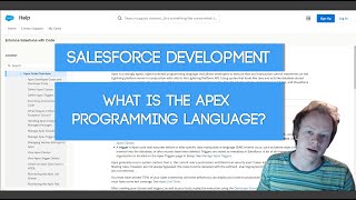 Salesforce Apex Master Class (Ep. 3) - What is the Apex Programming Language?