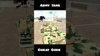 New Army Tank Cheat Code 🤯 In Indian Bike Driving 3D #shorts #trending #indianbikedriving3d
