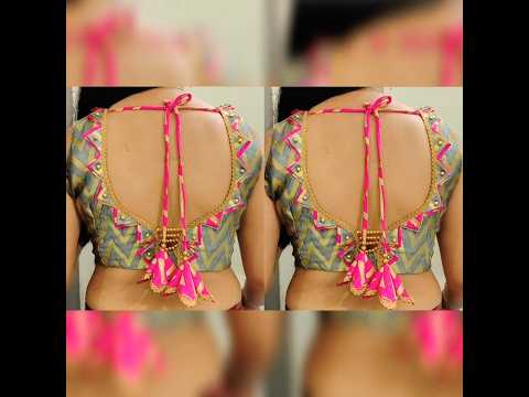 Blouse back neck designs #fashion #blousedesigns #viral blouse designs #youtubeshorts #trending 🔥🔥