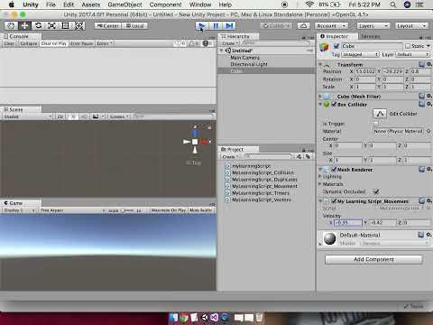 Unity : What is transform.Translate and how to use it