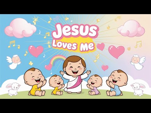🎶 Jesus Loves Me, Yes He Does!🙏❤️Baby Christian Rhyme for Babies #babyrhymes #cocomelon #babyshark