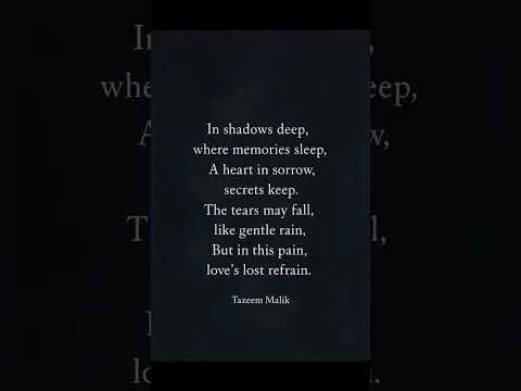 Sad Poetry .#poet #quotes #poem #sad #sadstatus #sadpoetry #sadpoems #sadshayari#sad_status #poetry