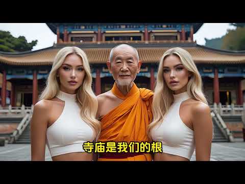 75岁福建老和尚与两个28岁美国女背包客还俗，寺庙改建后当地村民集体抗议！