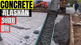 Installing a Monolithic Concrete slab start to finish for beginners