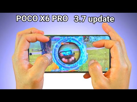 POCO X6 PRO 3.7 UPDATES BGMI TEST HANDCAM|iqoo neo 10r | iqoo13 120 fps