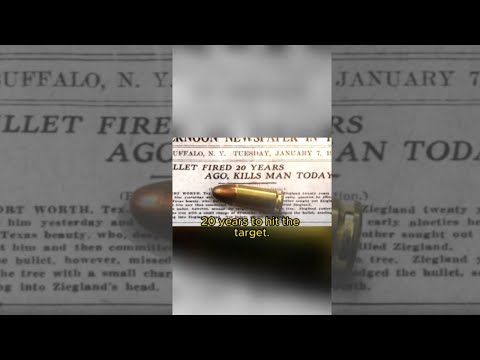 Bizarre Bullet - 20 Years To Hit The Target | Strange facts you never knew | Discovery Daze #shorts