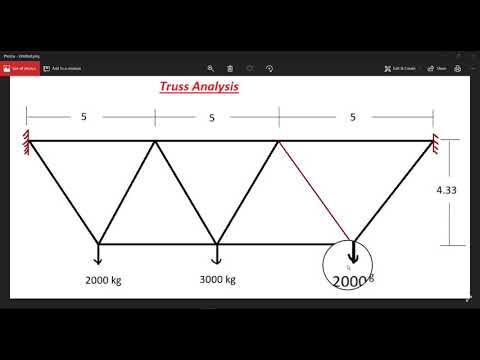 Truss Analysis in Stad pro V8i