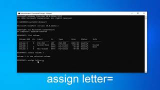 Change Drive Letter Using Command Prompt In Windows 10/8/7 [Tutorial]