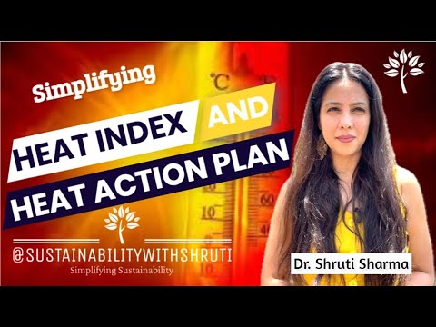 Heat Index I Heat Action Plan I Climate Change I Sustainable Cooling I IMD I SDG I NBS I Wet blub