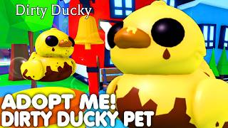🔥HOW TO GET NEW EXCLUSIVE DIRTY DUCKY PET IN ADOPT ME!😱 NEW ADMIN ABUSE PET! ROBLOX