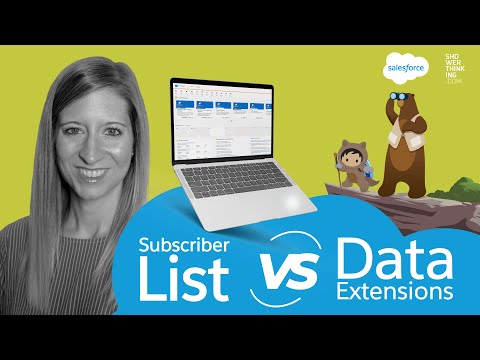 Differences between Data Extension and Subscriber List in Marketing Cloud