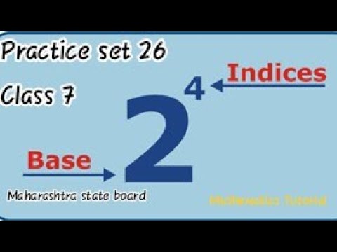 Class 7// Practice set 26//